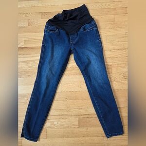 Kut from the Kloth Dark Blue Skinny Maternity Jeans